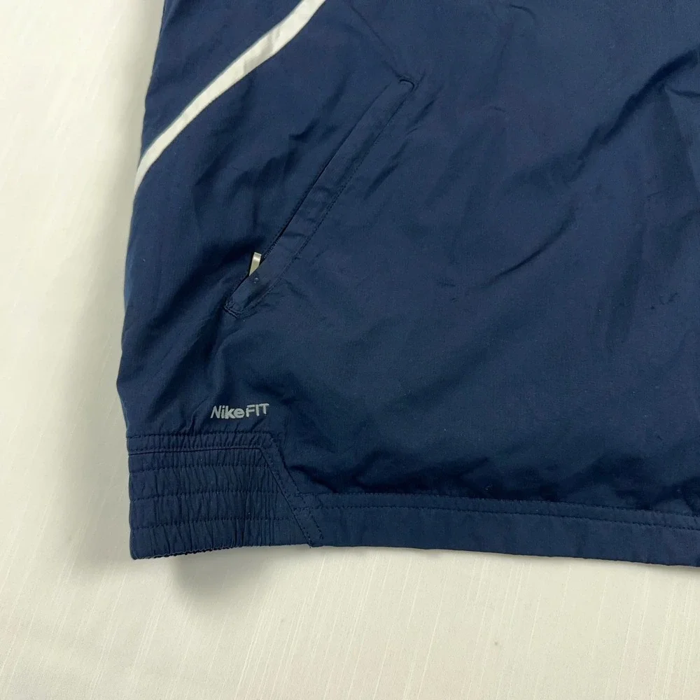Nike BYU Brigham Young Cougars Windbreaker Jacket Navy XL NikeFit Team Issued